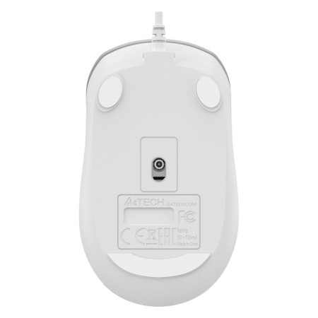 Mouse A4Tech FSTYLER FM26 silver/white optical (2000DPI) USB for a laptop (4but)-9