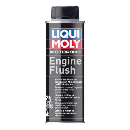 Washing the Liquimoly Motorbike Engine Flush, 250 ml of