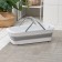 Folding harvesting bucket, 63 × 25 × 20 cm (bottom 53 × 17 cm), color gray color