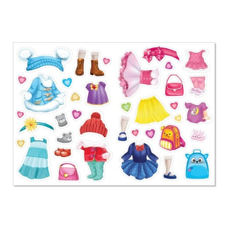 Stickers "Dress the doll. Sisters ”, 12 p.-3