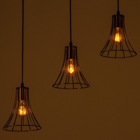 Lamp Bayerlux "Chilly" 3he27 40W gold 18x50x19-119cm-3