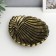 Decorative polystone plate "Shell" under the brass 5x15x18.5 cm