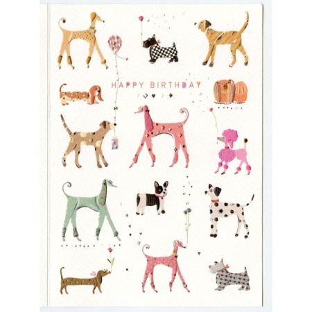 Turnowsky postcard "Dogs", 16.7x11.8 cm