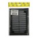 Ventilation grate "Vento" 1520VR, 150x200 mm, with a grid, detachable, graphite