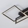 Ceiling light mantra mural, LED, 3840LM, 3000K, 700x600x190 mm, black color