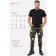 Male pants, size 48, green color, flora print