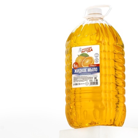 Liquid hand soap Russian benefit, 5 l, aroma of orange-2
