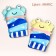 Mitten Mittle "Krabik", on Velcro, Mix color, crumb I