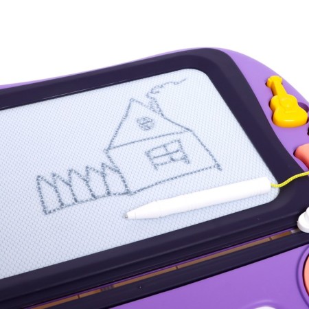 Developing table “draw together”, sound, light, purple color-3