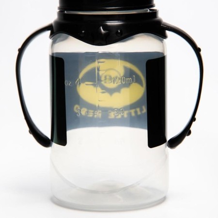 Little Hero feeding bottle, classic throat, 0 months, 150 ml., Cylinder, with handles-3