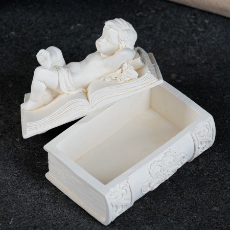 The box "Angel lies" gilding, 9x7x6cm-3
