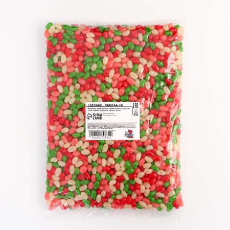 Chewing marmalade "Bobs jelly" with the taste of faces, peach, strawberries, apple, 2.5 kg-1