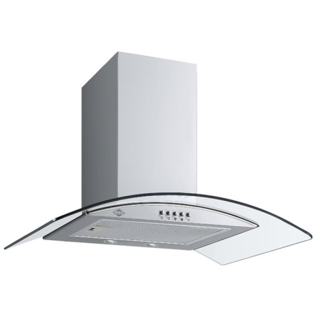 Exposure MBS RUTA 160 GLASS, fireplace, 600 m3/h, 3 speeds, 60 cm, glass/silver