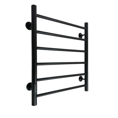The electric heated towel -sprayer "Sanprise" Aurora P6, 500x600 mm, left, black-2
