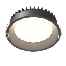 The built-in lamp Technical DL055-24W3-4-6K-B, 24W, 17.5x17.5x6 cm, LED, 1600LM, black color black