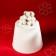 Dry flowers of cotton, set 3 pcs., Size 1 pc. 6 × 6 cm, white color