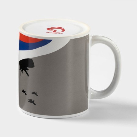 Homeleon mug of the ceramic share "I serve the Fatherland", 350 ml ㅤ-4