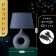 Hand lamp with lampshade Risalux "Angelica", 1 × 40 W, E14, Blue, 22 × 22 × 32 cm