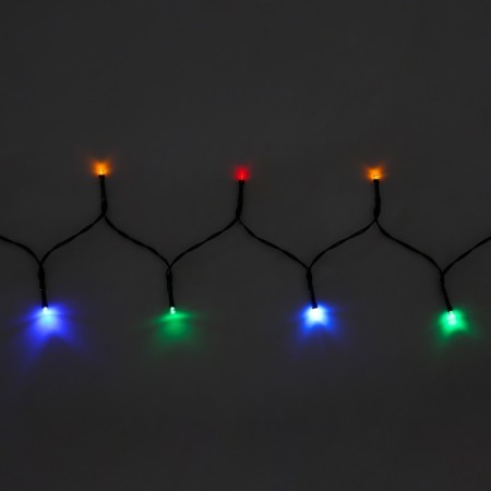 Street thread in the sun. bat. Uniel, "Milkyway", 5 m, IP44, 50 LED, 1 dir, multi-5