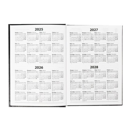 Dated diary of 2025, A5, 168 sheets, boumville, black-5