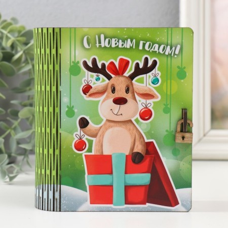 Caste-book "Funny deer" 14x12x5 cm