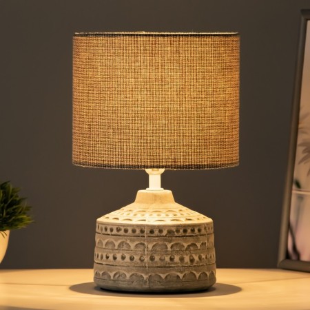 Andendi table lamp E14 40W white-gray 15x15x25 cm Risalux-1