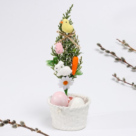 Easter decor on the “Happy Easter” branch 3 × 12 × 30 cm