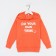 Children's sweatshirt, coral color, height 104 cm