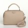 Women's bag with zipper, Textura, average size, beige color
