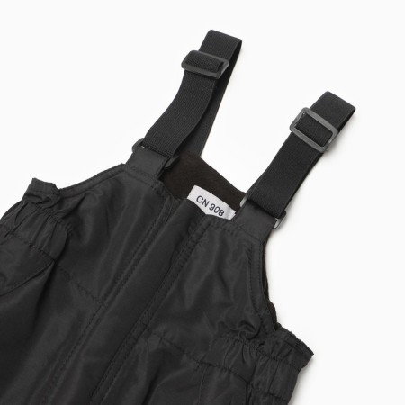 Semi -combines insulated for girls, black color, height 116 cm-1