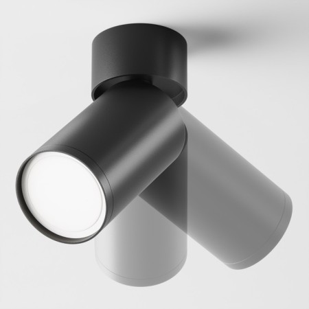 Ceiling light Technical C050CL-U-1B, 1xGU10, 10W, 5.2x5.2x12.8 cm, black color is black-1