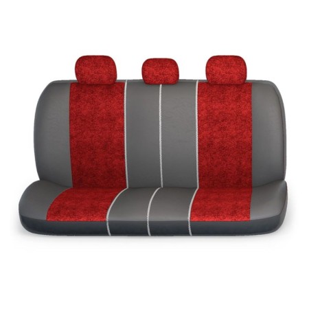 Autoshekhli university Autoprofi Multi Comfort, MLT-1105GV BK/RD (M), multi-circuit, eco-leather+textured velor, set of 11 objects, black/red color-2