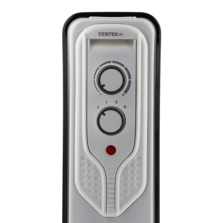CENTEK CT-6208 heater, oil, floor, 2500 W, 25 m², 13 sections, white-2