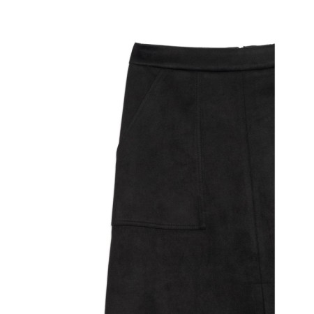 Women's skirt Office Chic, size XS, Black color-5