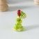 Polystone souvenir "Good snakes in the New Year's cap" Red-green mix 2.5x2.5x4 cm