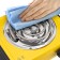 Electric tile KitFort KT-178, 1000 watts, 1 burner, yellow-black
