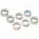 Adhesive Washi-tanks for decor "mix No. 1", 15 mm x 3 m (set 7 pcs) rice paper