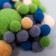 Decor for creativity "Pomponchiki. Melange" d = 1-3 cm set 135 pcs