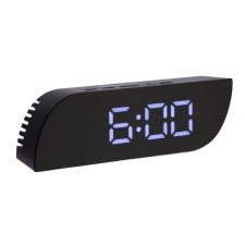 Sakura SA-8528, electronic, an alarm clock, 3HAAA, black