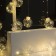Garland “fringe” 2.5 × 0.7 m dews with nozzles “balls”, ip20, silver thread, 150 LED, glow warm white, 12 V