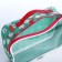 Lightning cosmetic bag, green color