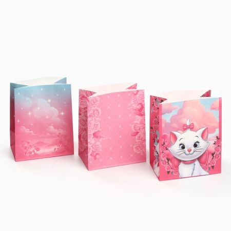 A set of craft packages with stickers, cats aristocrats, 18x22x12 cm