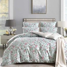 Bed linen 2 joint venture Sofi de Marko “Ollie”, size 230x250 cm, 180x220 cm, 50x70 cm - 2 pcs, color blue