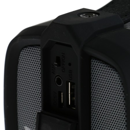 Portable column Telefunken TF-PS1241B, 12W, 1500 Mach, FM, BT, Microsd, IPX4, AUX, Gray-3