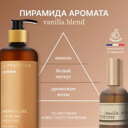Shower gel perfumed Lapoetique, 500 ml, Vanilla Blend-2