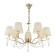 Madeline chandelier, 7x40W E14, brass color