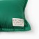 Ethel pillow, 45x45+1 cm, emerald, 100% cotton