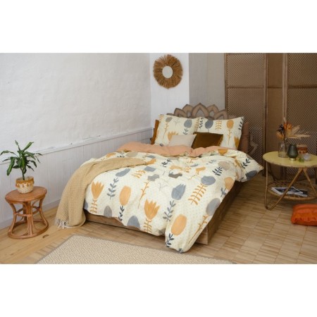 Bed linen "Ethel" duet Autumn Flowers 143*215 cm - 2 pcs, 220*240 cm, 70*70 cm -2 pcs-8