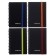 Notebook A6 (120 x 146 mm), 80 sheets in a cage on the crest Erichkrause "Accent", plastic cover, elastic band, OFSET BOLK, Belility 100%, mix