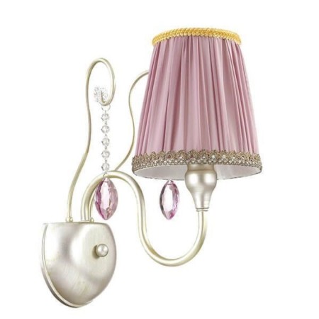 Bra Gaellori 1x40W E14, matte gold with silver patina 25x29.5 cm